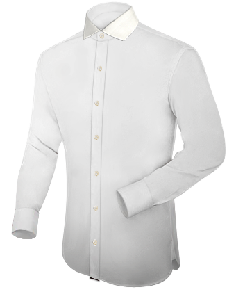 Manschettenhemd Tailliert with Italian Collar 1 Button