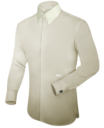 Manschettenhemde with French Collar 2 Button