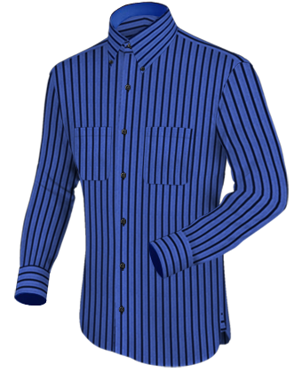 Manschettenknopfhemden with Button Down
