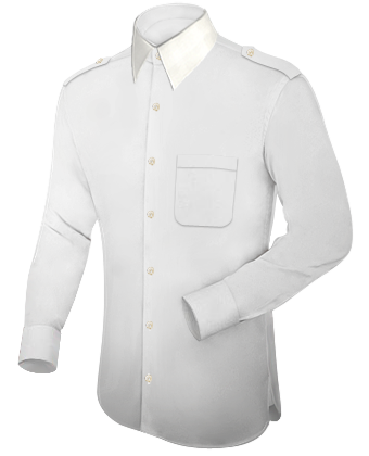 Mass Geschneiderte Hemden with French Collar 1 Button