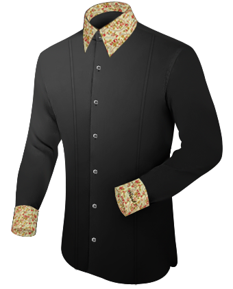 Ma�� Kleidung G�nstig Online with French Collar 2 Button