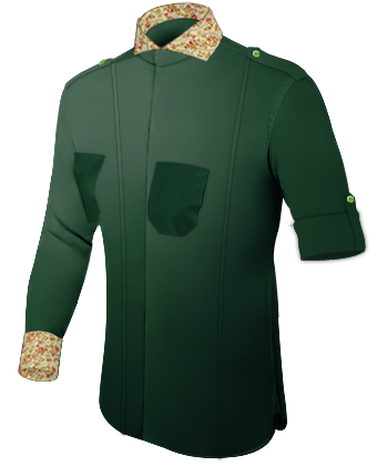 Ma��geschneidertes Kleid with Cut Away 1 Button