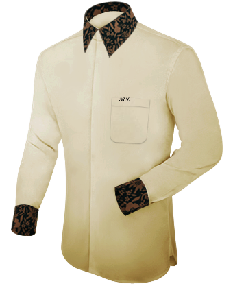 Ma��hemd Hannover with French Collar 1 Button