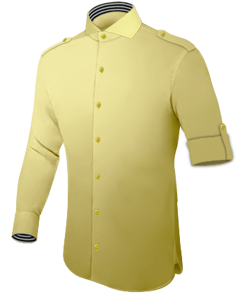 Ma��hemd Mailand with Cut Away 1 Button