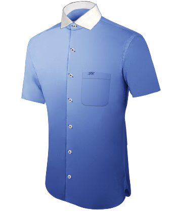 Ma��hemden B�gelfrei with Italian Collar 1 Button