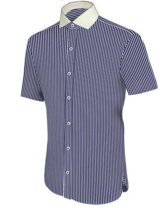 Ma��hemden Heilbronn with Italian Collar 1 Button