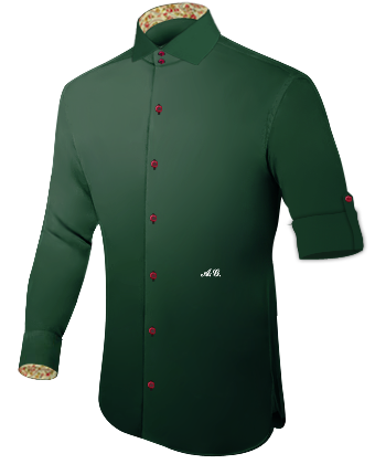 Ma��hemden Online Gr.36 with Italian Collar 2 Button