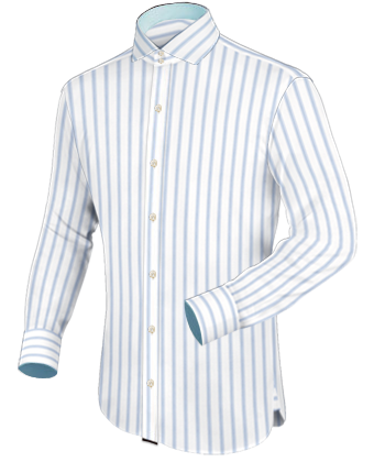 Maschneider Hemd with Italian Collar 2 Button