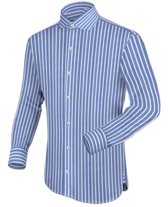 Oberhemd Stehkragen 47 with English Collar
