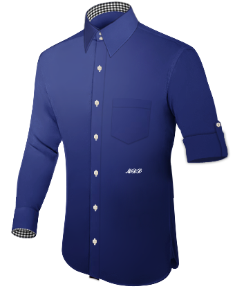 Oberhemdenn�hereien with French Collar 2 Button