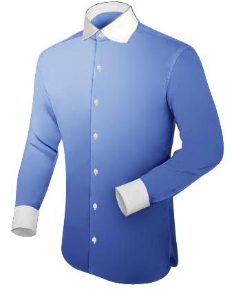 Pocket Slim Hemden with English Collar