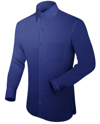 Preiswerte Hemden with French Collar 1 Button