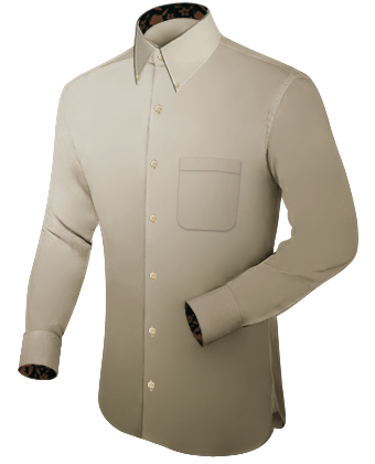 Preiswerte Slimline Hemden with Button Down