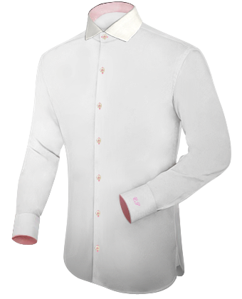 Seide Hemden with Italian Collar 1 Button