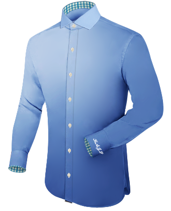 Shirts With Shorter Sleeves with Italian Collar 1 Button