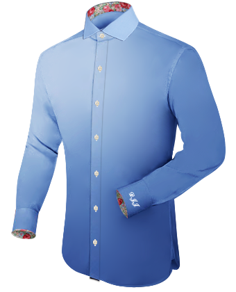 Slim Hemd M with Italian Collar 1 Button