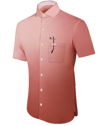 Uniformhemden Wei�� with Italian Collar 1 Button
