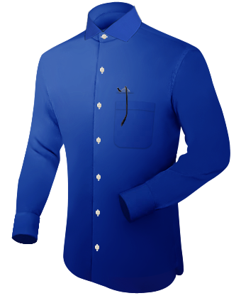 Wei��e Oberhemden with Italian Collar 1 Button