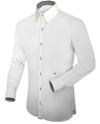 Herrenhemd Kurzarm with Italian Collar 1 Button