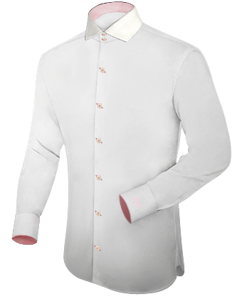 Business Hemden with Italian Collar 2 Button