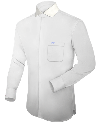 Herrenhemden with Italian Collar 1 Button