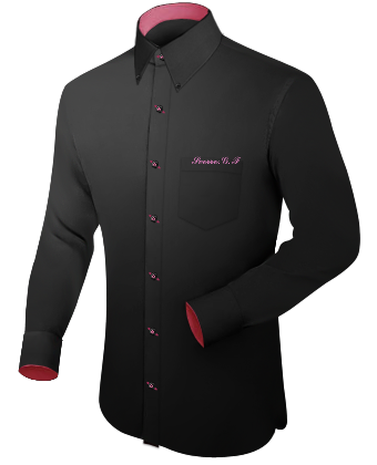 Herrenhemden Kariert with English Collar