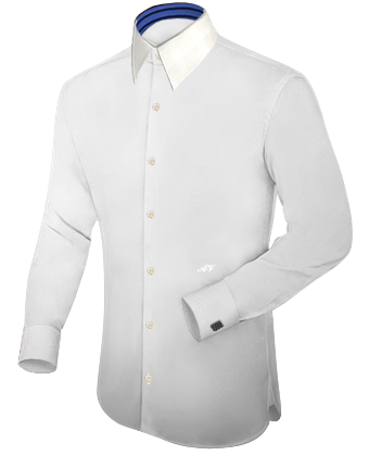 Herrenhemden Online with French Collar 1 Button