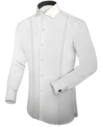 Herrenhemden Schwarz with Modern Collar