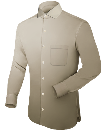Herrenhemden übergr���e with Italian Collar 1 Button