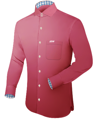 Herrenmode Hemden with Italian Collar 2 Button