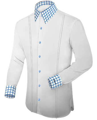 Herrenmode Trends with French Collar 2 Button