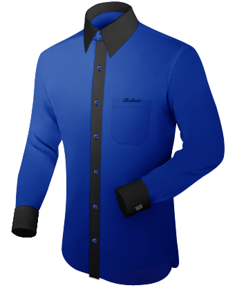 Billige Mode with French Collar 2 Button