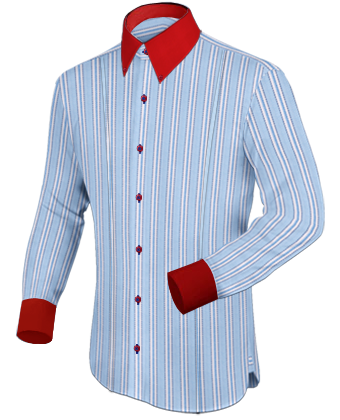 Hemden Koffer with Italian Collar 1 Button