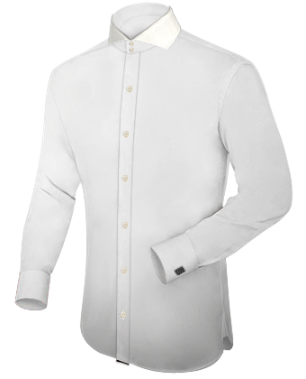 Design Hemden with Cut Away 2 Button