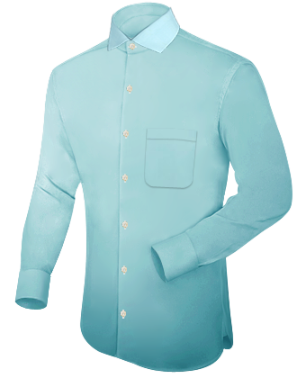 Irische Hemden with Italian Collar 1 Button