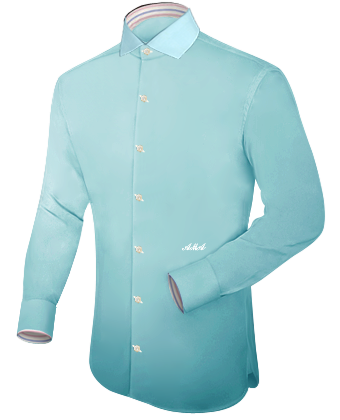 Kleidung Hemden with Italian Collar 1 Button