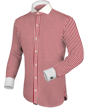 Ma��hemd with Cut Away 1 Button