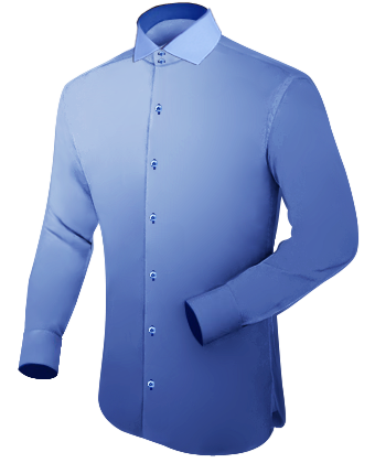 Custom Made Shirt with Italian Collar 2 Button