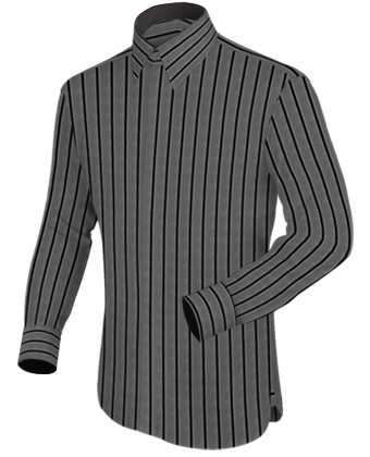 Maschneider Hemden with French Collar 1 Button