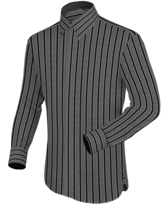 Ma��schneider Hemden with French Collar 1 Button