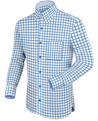 Modische Herrenhemden with French Collar 1 Button