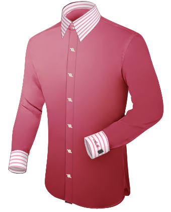 Oberhemd Bgelfrei with French Collar 2 Button