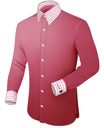 Oberhemd B�gelfrei with French Collar 2 Button