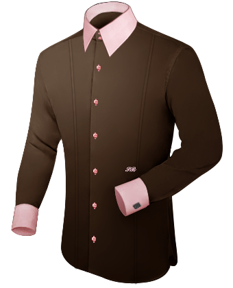 Oberhemden B�gelfrei with French Collar 2 Button