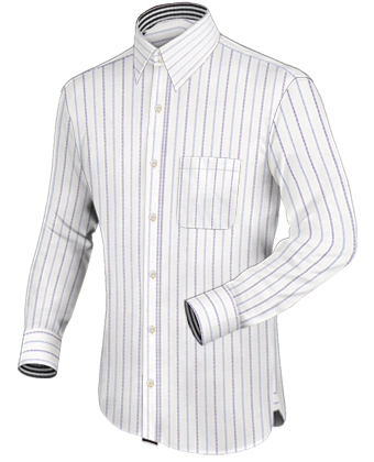 Hemd Ma��geschneidert with French Collar 2 Button