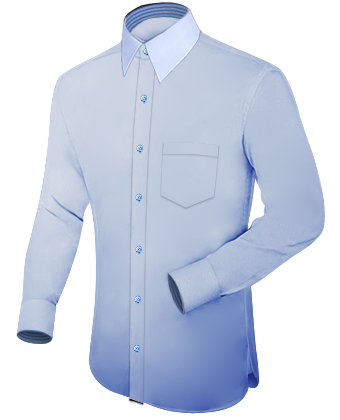 Overhemden Online with French Collar 1 Button