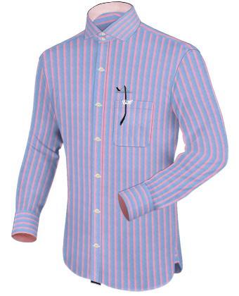 Rotes Herrenhemd with Button Down