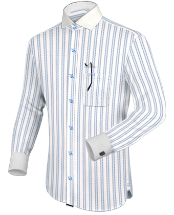 Sakko Hemd with Italian Collar 2 Button