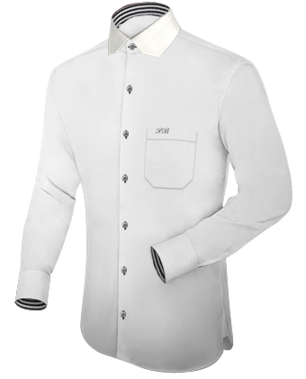 Schwarze Hemd with English Collar