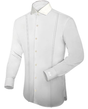 Tailored Shirt with Italian Collar 2 Button